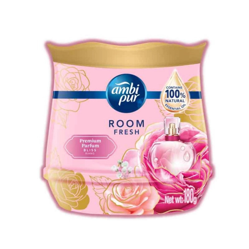 "AMBI PUR" Room Fresh Gel Premium - PARFUM BLISS (180 grams) - "แอมมิเพอร์" เจลเฟรช พรีเมียม เพอร์ฟูม บลิส