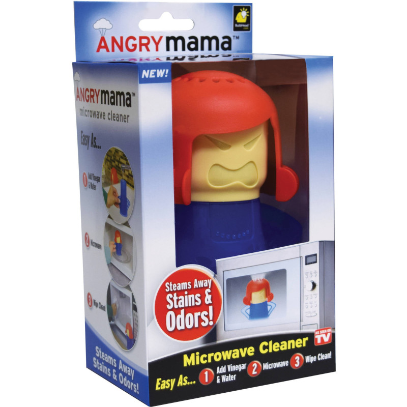 "ANGRY MAMA" Microwave Oven Steam Cleaner (1 pc)