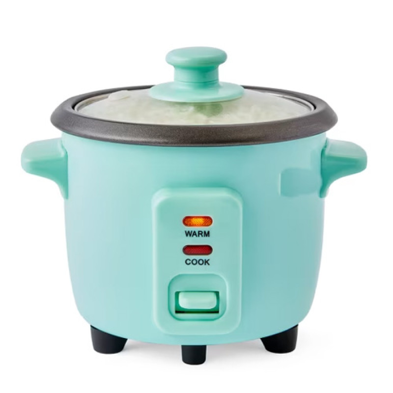 "ANKO" 1.5 Cup Mini Rice Cooker - Green​​​​​​​ (1 Set) - หม้อหุ้งข้าว