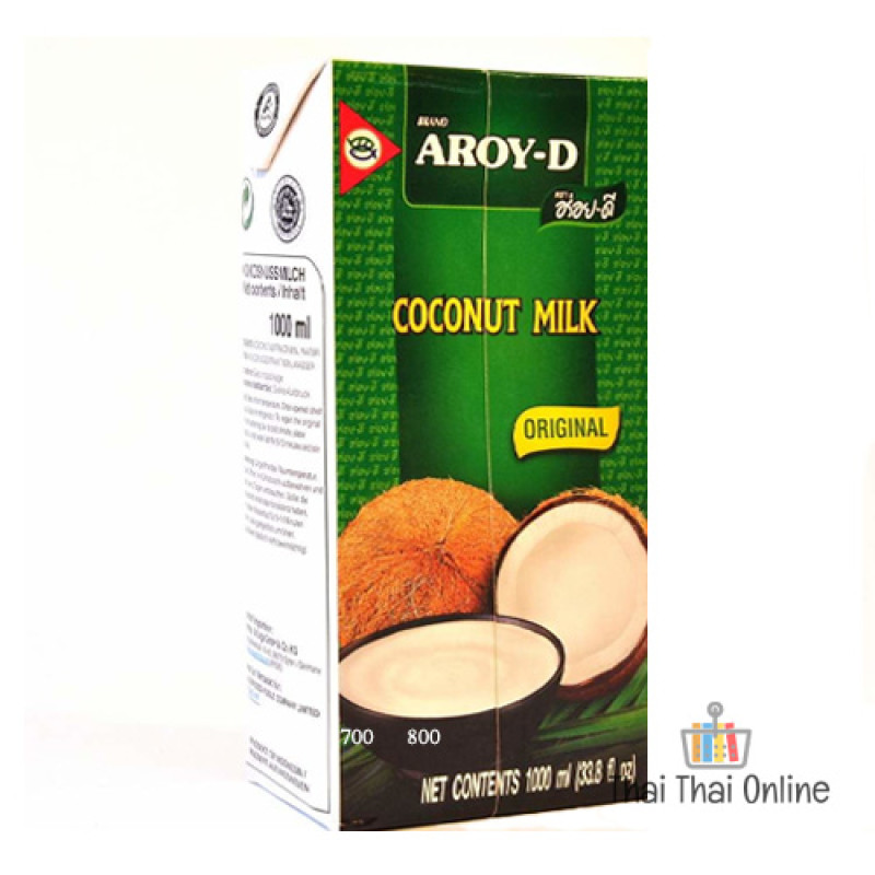 "AROY-D" Coconut Milk (1 Liter x 12) - กะทิ