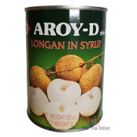 "AROY-D" Longan In Syrup (565 grams) - ลำไย "AROY-D" Longan In Syrup (565 grams) - ลำไย