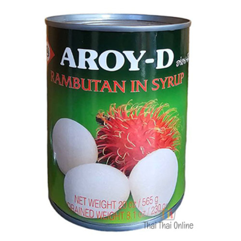 "AROY-D" Lambutan in Syrub (565 grams) - เงาะ