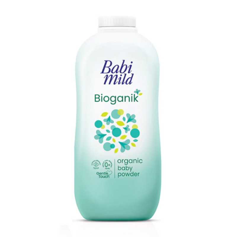 "BABI MILD" BIOGANIK Organice Baby Powder (350 grams) - เบบี้ มายด์