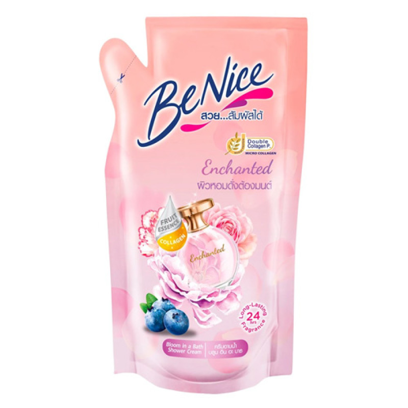 "BENICE" Shower BLOOM A Bath Enchanted Shower Cream (refill 400 ml.) - บีไนซ์ 