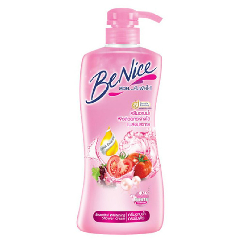 "BENICE" Beautiful Whitening Shower Cream  (Bottle 400 ml.) - บีไนซ์ ครีมอาบน้ำ