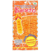 "BENTO" Squid Seafood Snack  Numprik Thai Original  Flavour (22 g.) - "เบนโตะ" ปลาหมึกอบทรงเครื่อง ต้นตำหรับ น้ำพริกไทย