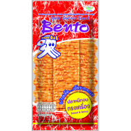 "BENTO" Squid Seafood Snack Sweet & Spicy Flavour (Extra 22 g.) - "เบนโตะ" ปลาหมึกอบทรงเครื่อง สวีท แอนด์ สไปซี่ 