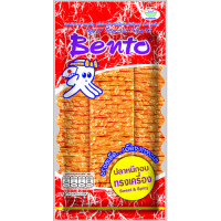 "BENTO" Squid Seafood Snack Sweet & Spicy Flavour (Extra 22 g.) - "เบนโตะ" ปลาหมึกอบทรงเครื่อง สวีท แอนด์ สไปซี่ 
