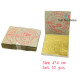 "CHANG" Gold Leaf size 4*4 cm (10 pcs) - ทองคำเปลว แผ่น