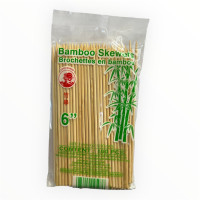 "COCK Brand" Bamboo Skewers 6" COCK (100PCS) - ไม้เสียบ