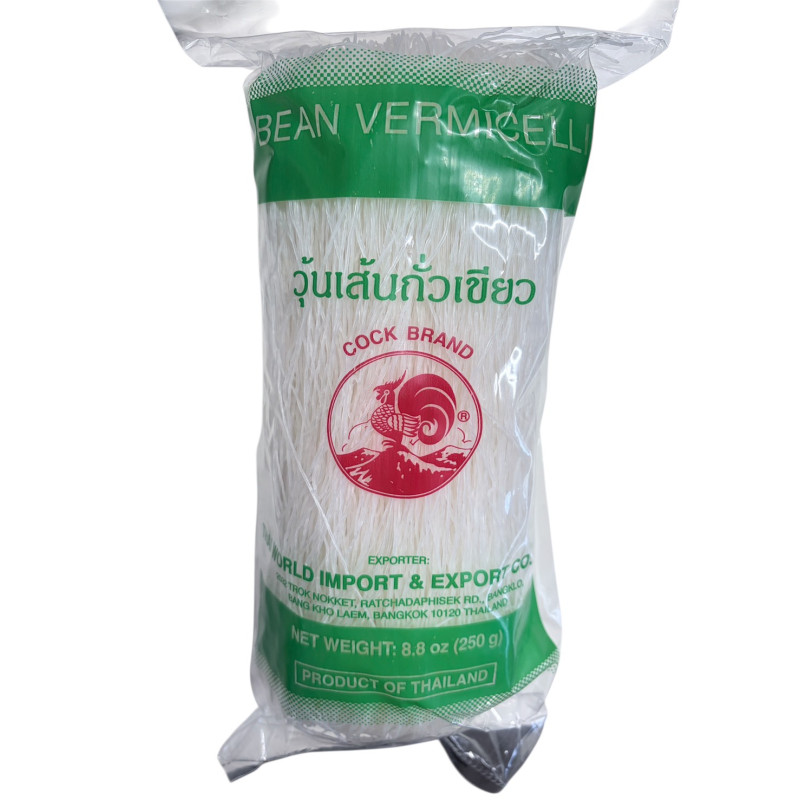 "COCK Brand" Bean Vermicelli (250 g) - "ตราไก่" วุ้นเส้น ถั่วเขียว