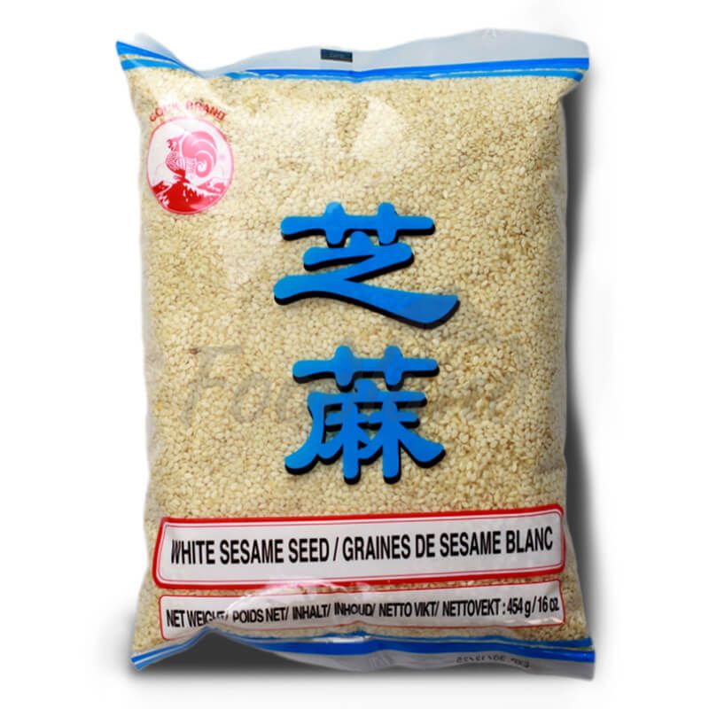 "COCK Brand" White Sesame Seed (227 grams)