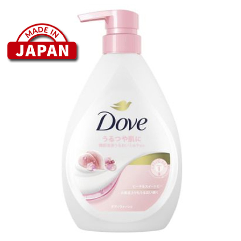 "DOVE JAPAN" Peach & Sweet Pea Body Wash Pump (470 g.) - โดฟ ครีมอาบน้ำ "DOVE JAPAN" Peach & Sweet Pea Body Wash Pump (470 g.) - โดฟ ครีมอาบน้ำ