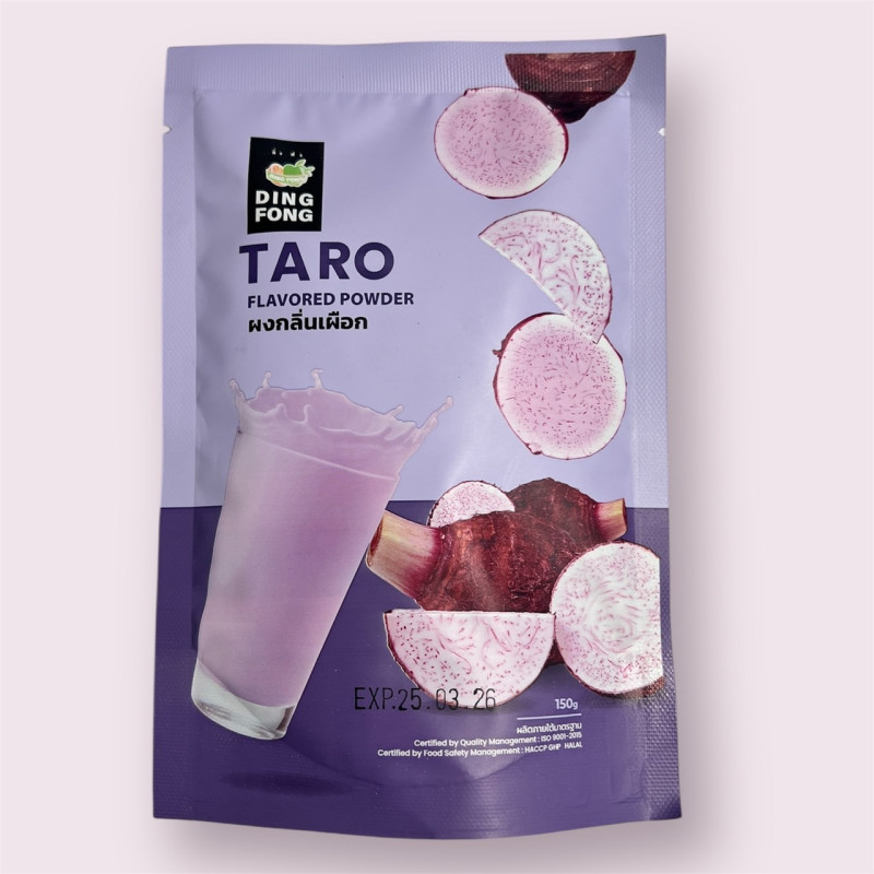 "DING FONG" Taro Flavored Powder (150 grams.) - "ติ่งฟง" ผงกลิ่นเผือก