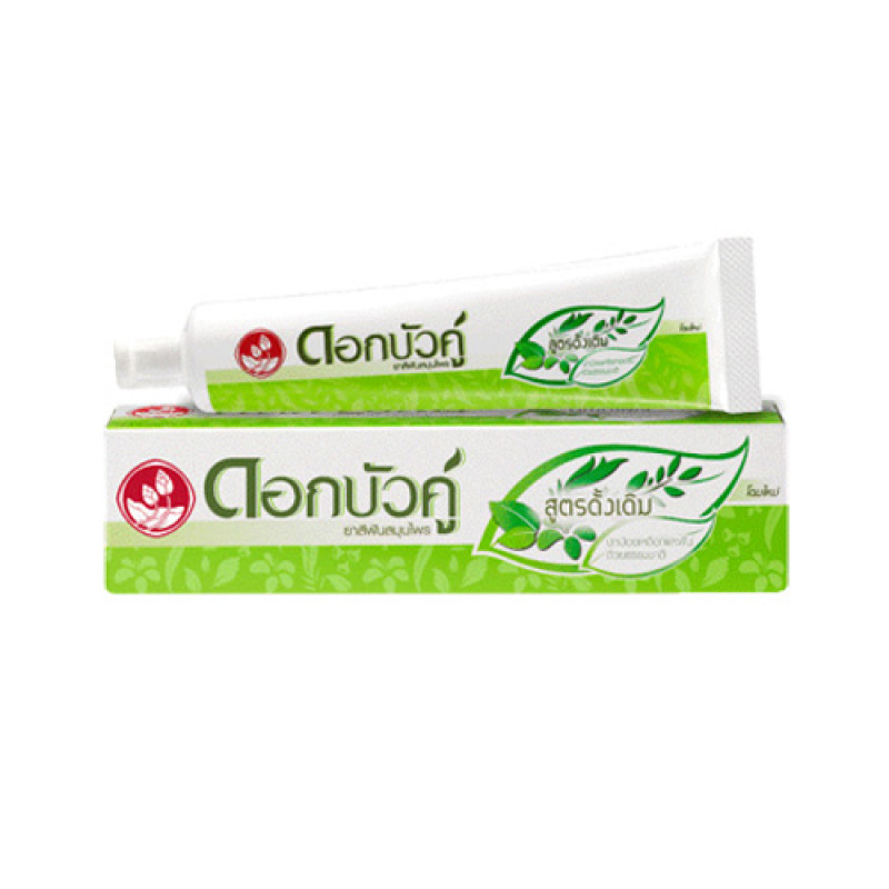 "DOK BUA KU" Herbal Toothpaste - Original  (150 grams) - ยาสีฟัน