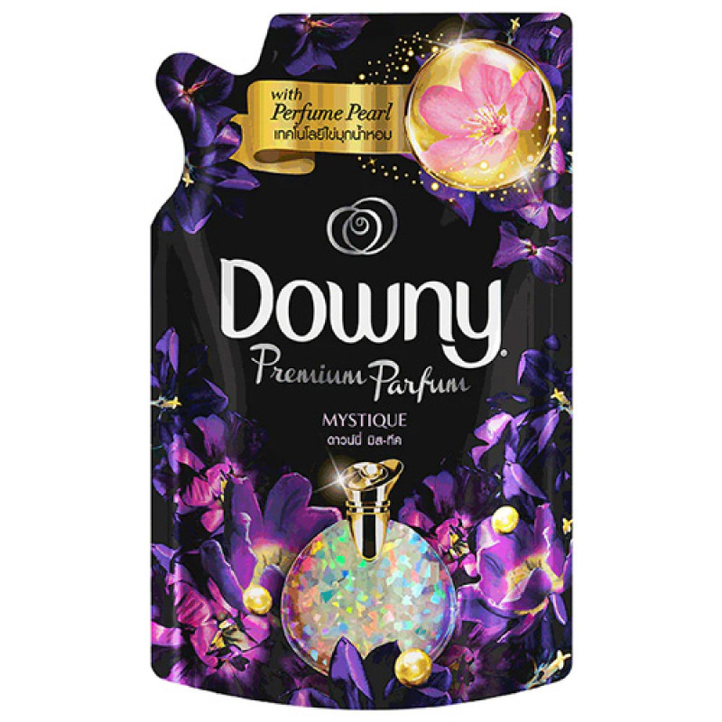 "DOWNY Premium Purfume" Concentrate Fabric Conditioner "MYSTIQUE"  Refill (470ml.) - ดาวน์นี่ น้ำยาปรับผ้านุ่ม 