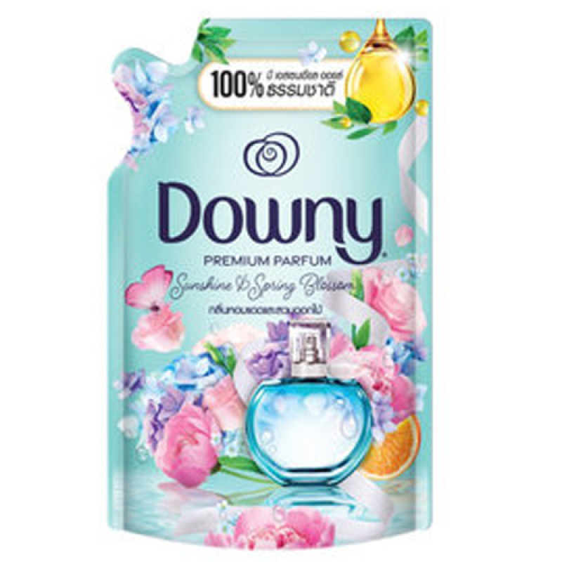 "DOWNY" Fabric Softener Premium Perfume "SUNSHINE & SPRING BLOSSOM" (470 ml. refill bag) - ดาวน์นี่ 