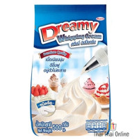 "DREAMY" Whipping Cream (500 grams) - "ดรีมมี่" วิปปิงครีมดรีมมี่ สีฟ้า (รสจืด)