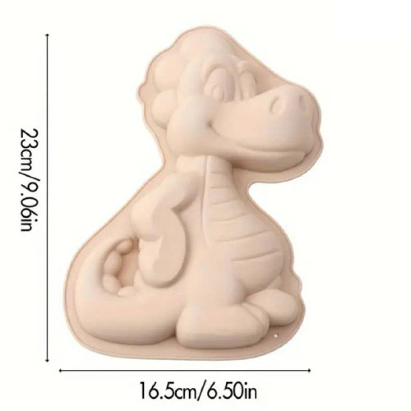 "MOLD" Dinosaur Silicone Mold 3D  (1 pc) 