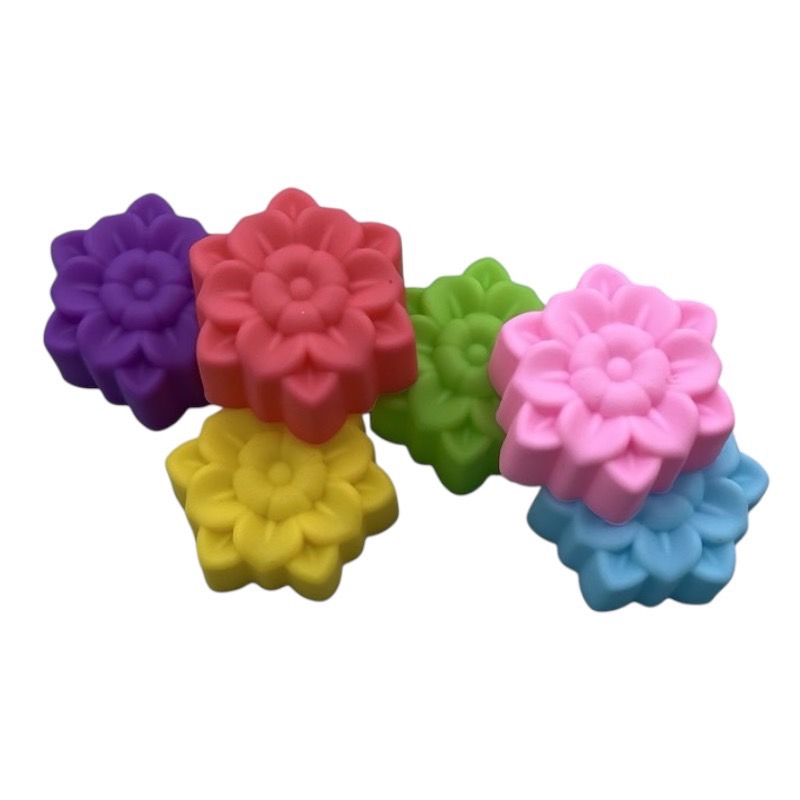 "MOLD" Flower Mold, size 5 cm. (1 set 12 pcs) - แม่พิมพ์วุ้น ดอกพวงทอง