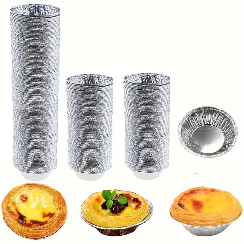 "BAKERY" Think Aluminum Foil for Pies or Tarts (100 pcs/pack) - ฟอยล์