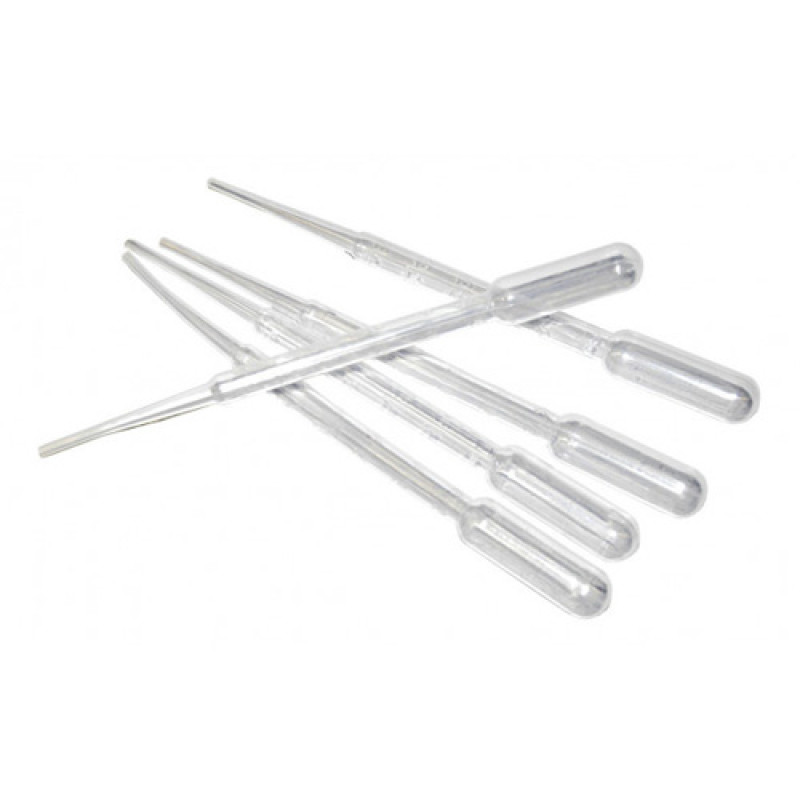 "NO BRAND" Plastic Dropper, Transfer Pipettes SiZE  1 ml. (Set of 6) - หลอดหยดวุ้น