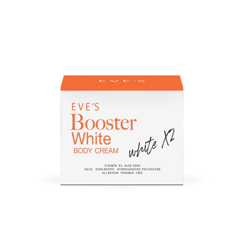 "EVE’S" BOOSTER WHITE BODY CREAM (Limited) (3 กระปุก) - "อีฟส์" บูสเตอร์ พลัส ลิมิเต็ด บูสเตอร์ส้ม ครีมบำรุงผิวกาย 