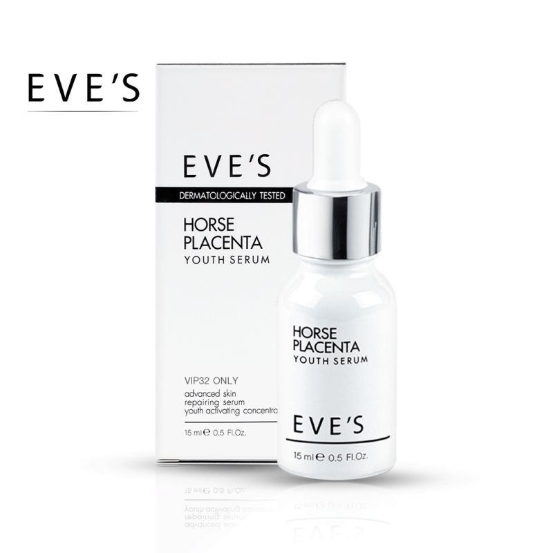 "EVE’S" HORSE PLACENTA ESSENTIAL SERUM (15 mL) ส่งฟรี - "อีฟส์" เซรั่มรกม้า