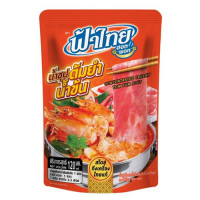 "FA THAI" TOM YUM Soup (120 grams) - "ฟ้าไทย" น้ำซุปต้มยำ น้ำข้น