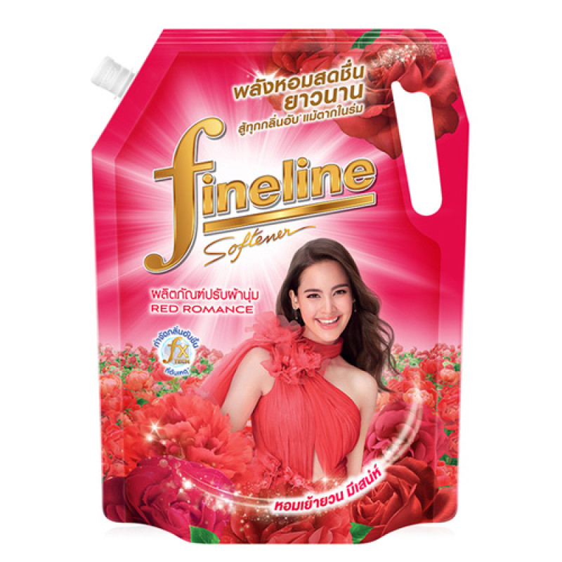 "FINE LINE" FFabric Softener RED ROMANCE (1300ml) - "ไฟน์ไลน์" ปรับผ้านุ่ม
