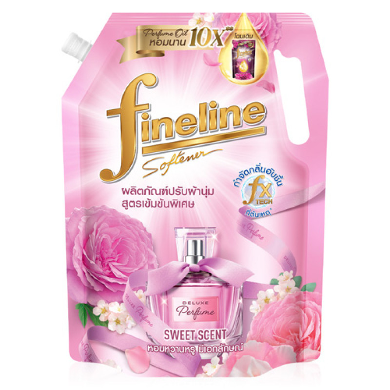 "FINE LINE" Fabric Softener Concentrated Elegant SWEET SCENT (1000ml) - "ไฟน์ไลน์" ปรับผ้านุ่ม