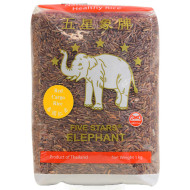 "Five Stars" Thai Red Cargo Rice (1 kg) - ข้าวกล้องแดง