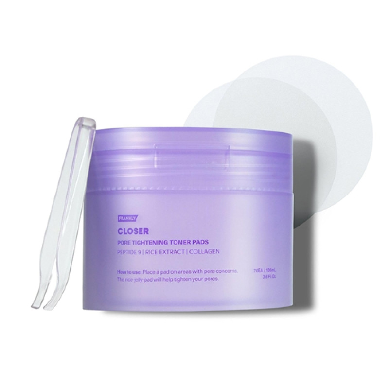 "FRANKLY" Pore Tightening TONNER PADS (70 ea/105 ml.) - โทนเนอร์ แพด "FRANKLY" Pore Tightening TONNER PADS (70 ea/105 ml.) - โทนเนอร์ แพด