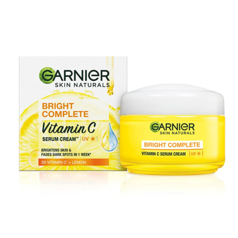 "GARNIER" Bright Complete 30x Vitamin C Booster Serum  Cream (50 grams)  - การ์นิเย่