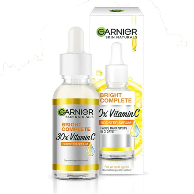 "GARNIER" Bright Complete 30x Vitamin C Booster Serum (30 ml.)  - การ์นิเย่