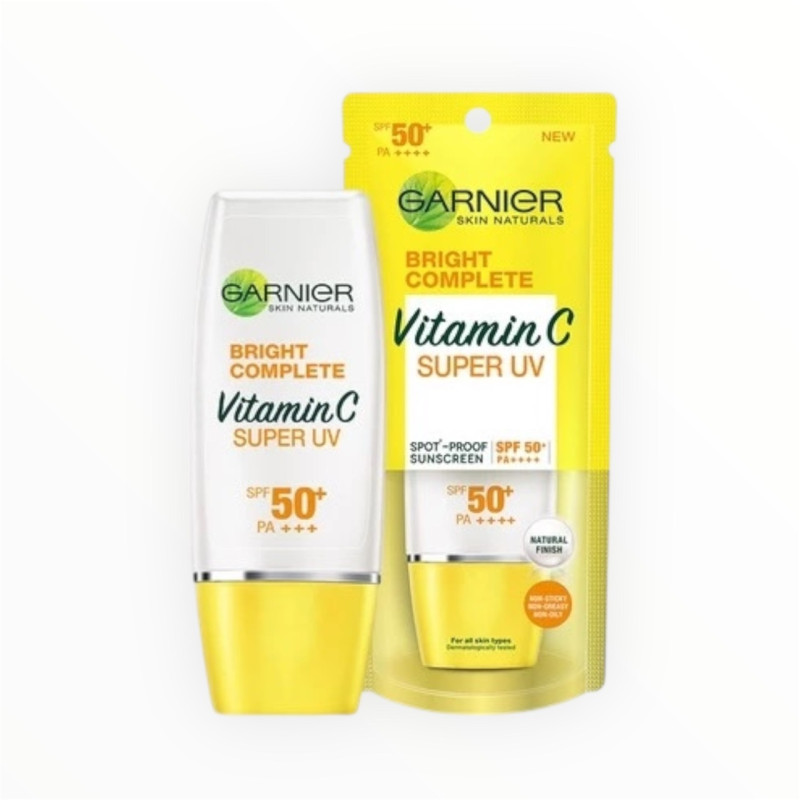 "GARNIER" Bright Complete UV Matte Vitamin C Sunscreen SPF50 (30 ml) - การ์นิเย่ กันแดด