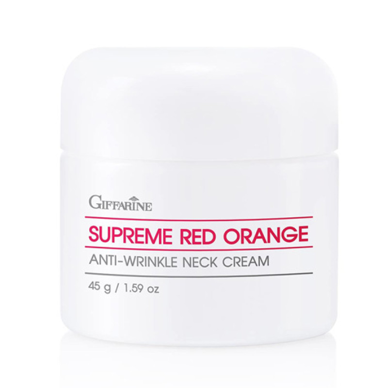 "GIFFARINE" Supreme Red Orange Neck Cream (45 g.) - กิฟฟารีน ครีมทาคอ "GIFFARINE" Supreme Red Orange Neck Cream (45 g.) - กิฟฟารีน ครีมทาคอ
