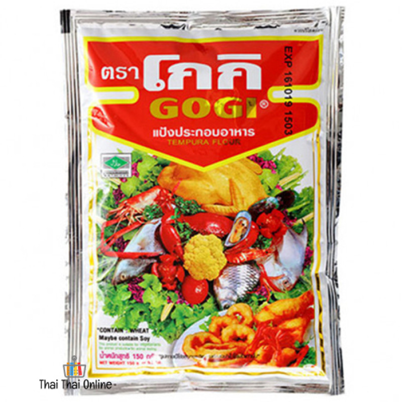 "GOGI GOLD" Tempura Powder (150 grams) - โกกิ แป้งทอดกรอบ