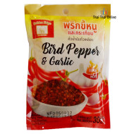 "GOLDEN EDGE" Bird Pepper & Garlic (30 grams) - พริก กระเทียม 