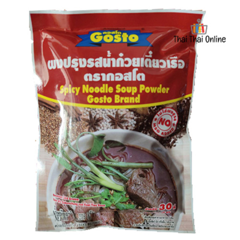 "GOSTO" Spicy Noodle Soup Powder (208 g.) - กอสโต ก๋วยเตี๋ยว