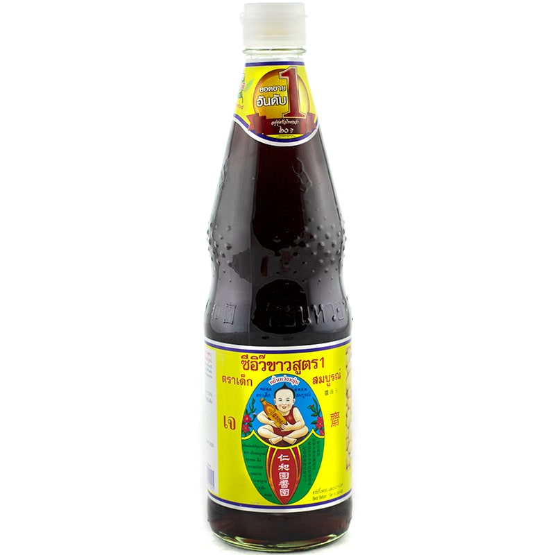 "HEALTHY BOY" Thin Soy Sauce Formula 1 (Glass Bottle 700 ml.) - ซีอิ๊วขาว