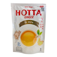 "HOTTA" 100% Instant Ginger Tea NO SUGAR (7g. x 5 Sachets) - "ฮอตต้า" น้ำขิง 100% 