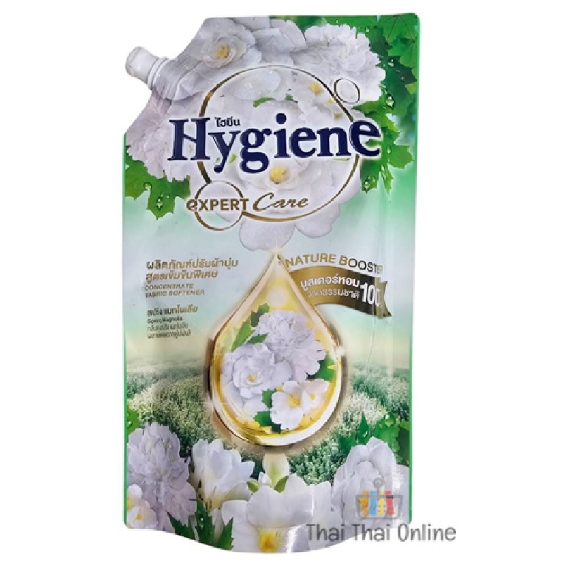 "HYGIENE" Expert Care Concentrate Fabric Softener SPRING MAGOLIA (Refill 1100 ml.) - ไฮยีน 
