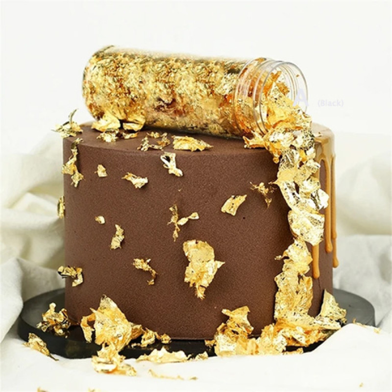 "BAKERY" Edible Gold/Silver Leaf Foil (2 grams) - แต่งหน้าเค้ก "BAKERY" Edible Gold/Silver Leaf Foil (2 grams) - แต่งหน้าเค้ก