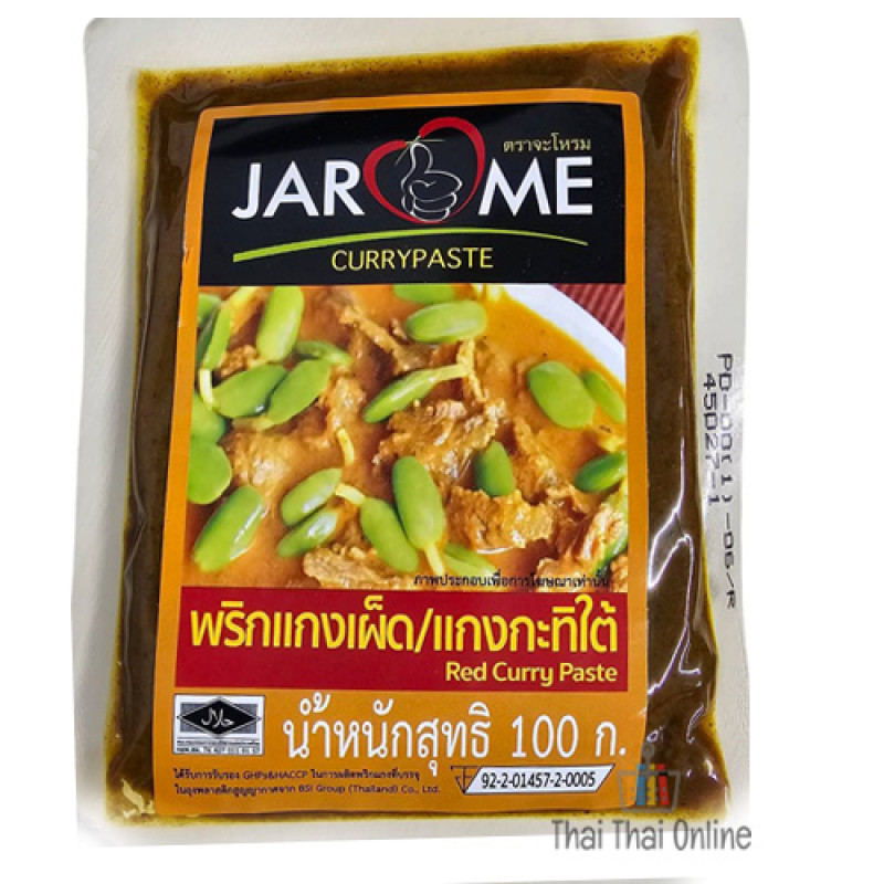 "JAROME" Red Chili Paste - Southern Style (100 grams) - แกงกะทิภาคใต้