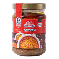 "JAY LEK PUUMA" Blue crab fat chili paste (120 g.) - "เจ๊เล็ก ปูม้า" น้ำพริกมันปูม้า