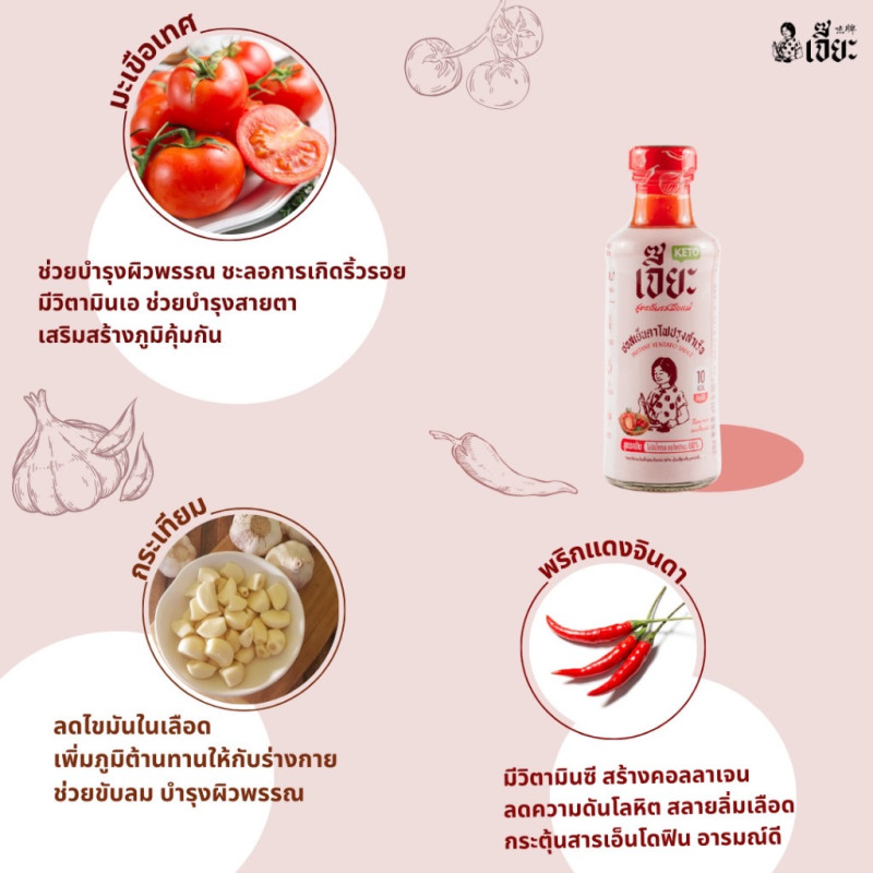 "JEA" Thai YenTaFo Sauce KETO (230 grams) - "เจี๊ยะ" ซอสเย็นตาโฟปรุงสำเร็จ คีโต "JEA" Thai YenTaFo Sauce KETO (230 grams) - "เจี๊ยะ" ซอสเย็นตาโฟปรุงสำเร็จ คีโต