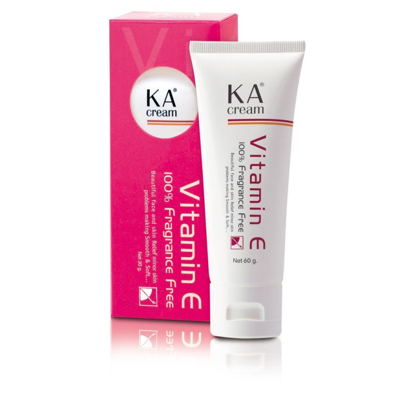 "K.A. Cream" Vitamin E 100% Fragrance Free (15 grams) - เค เอ ครีม