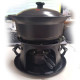 "KANGSHU" Ceramic Soup Pot with Burner Stand (1 Set) - หม้อ