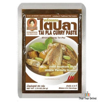 "KHUN LAMDUAN" Tai Pla Curry Paste  (50 grams) - เครื่องแกง ไตปลา "KHUN LAMDUAN" Tai Pla Curry Paste  (50 grams) - เครื่องแกง ไตปลา